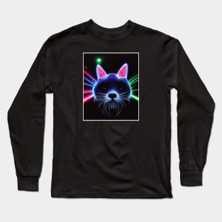 disco cat Long Sleeve T-Shirt